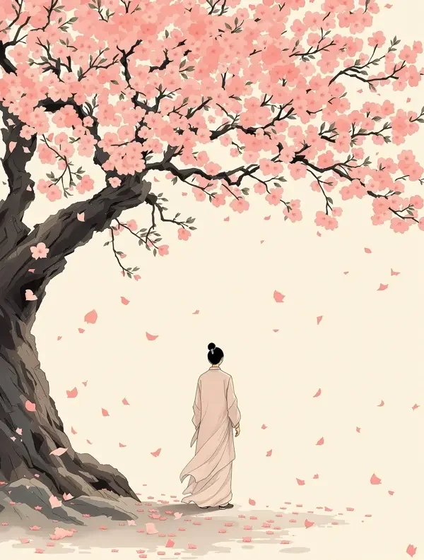 桃花依旧